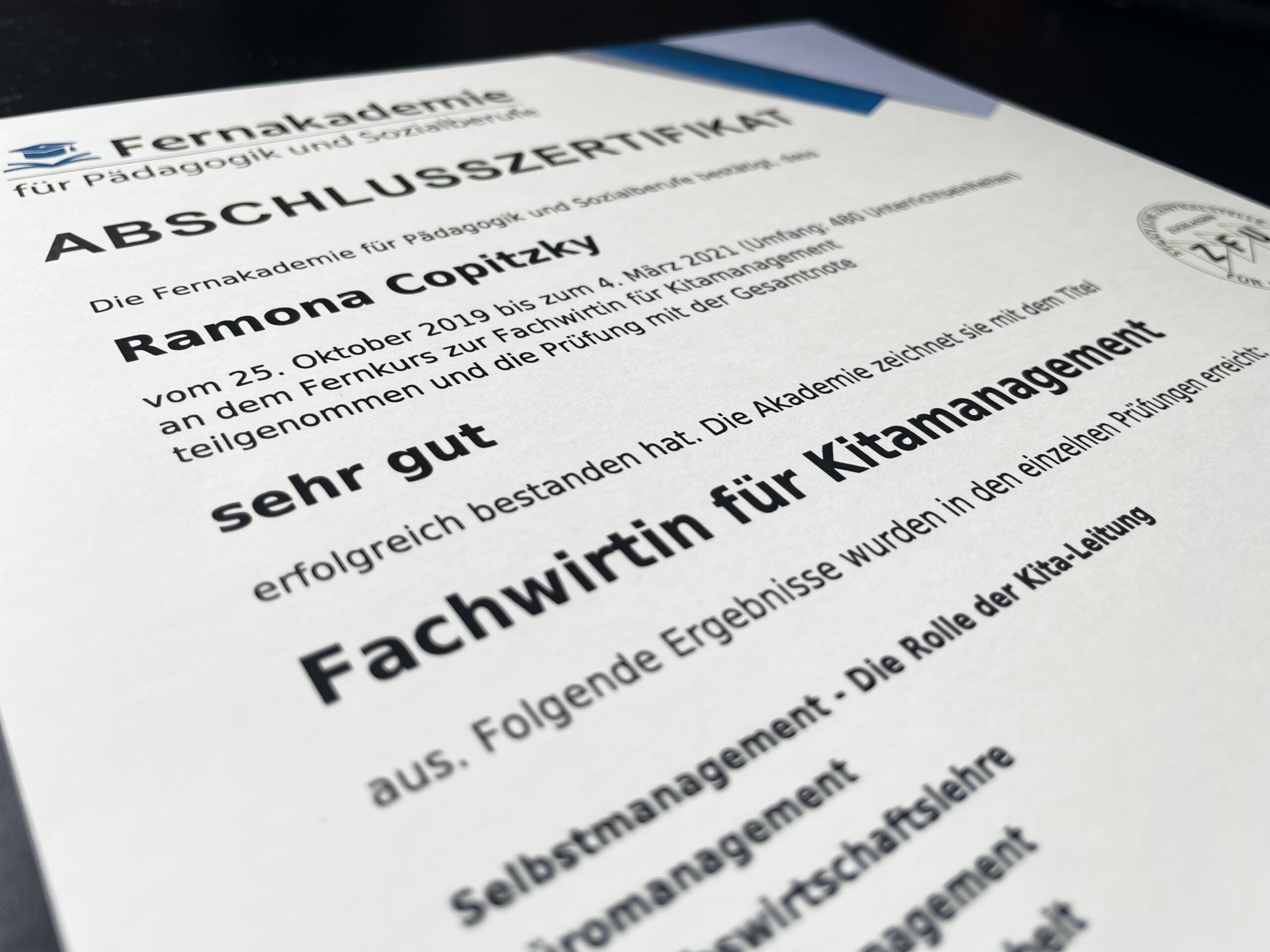 Fachwirtin für Kitamanagement